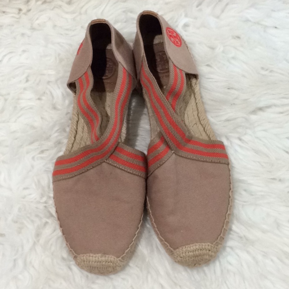 Tory Burch Catalina Flat Espadrilles gently used!